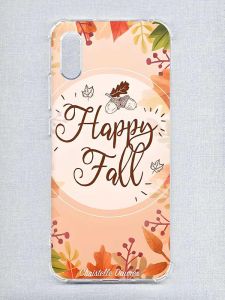 Чохол з потовщеними кутами на Xiaomi Redmi 9A :: Щасливої осені (принт 110)