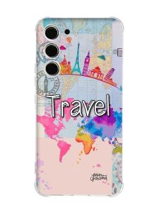 Чохол з потовщеними кутами на Samsung Galaxy S23 :: Подорож. Travel (принт 321)