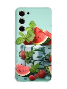 Чохол з потовщеними кутами на Samsung Galaxy S23 :: Кавунова свіжість (принт 338)