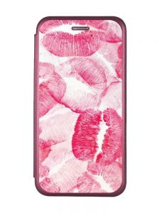 Чохол-книжка з малюнком для Xiaomi Redmi Note 8 Pro Бордовий :: Цьомики (принт 93)