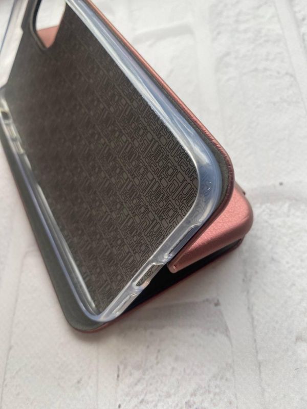 Чохол-книжка з малюнком для iPhone 11 Бордовий :: Мордочка (принт 121)
