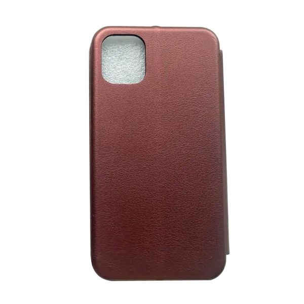Чохол-книжка з малюнком для iPhone 11 Бордовий :: Кавуни сердечка (принт 343)