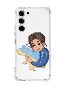 Чохол з потовщеними кутами на Samsung Galaxy S23 :: Моя Україна (принт 2)