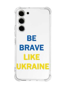 Чохол з потовщеними кутами на Samsung Galaxy S23 :: Сміливість (принт 5)