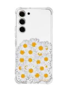 Чохол з потовщеними кутами на Samsung Galaxy S23 :: Букет ромашок (принт 40)