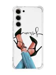 Чохол з потовщеними кутами на Samsung Galaxy S23 :: Ніжки (принт 60)