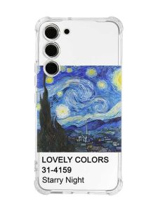 Чохол з потовщеними кутами на Samsung Galaxy S23 :: Зоряна ніч (принт 74)