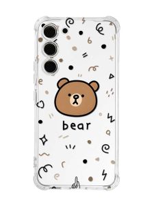 Чохол з потовщеними кутами на Samsung Galaxy S23 :: Ведмедик (принт 76)