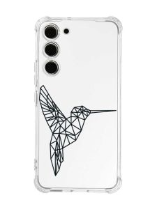 Чохол з потовщеними кутами на Samsung Galaxy S23 :: Колібрі (принт 122)