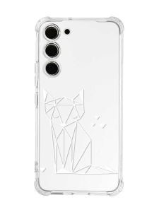 Чохол з потовщеними кутами на Samsung Galaxy S23 :: Лисиця (принт 127)