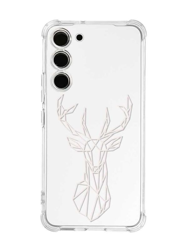 Чохол з потовщеними кутами на Samsung Galaxy S23 :: Олень (принт 129)
