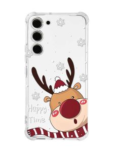 Чохол з потовщеними кутами на Samsung Galaxy S23 :: Зимове оленя  (принт 155)