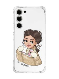 Чохол з потовщеними кутами на Samsung Galaxy S23 :: На бавовну (принт 217)