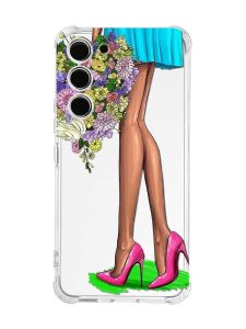 Чохол з потовщеними кутами на Samsung Galaxy S23 :: Квітковий настрій (принт 226)