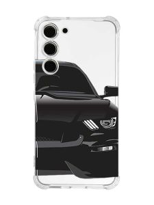 Чохол з потовщеними кутами на Samsung Galaxy S23 :: Авто чорне (принт 232)