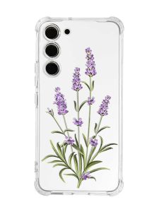 Чохол з потовщеними кутами на Samsung Galaxy S23 :: Гілочки лаванди (принт 266)