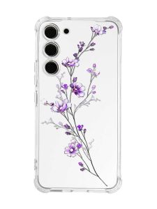 Чохол з потовщеними кутами на Samsung Galaxy S23 :: Гілочка квітів (принт 278)