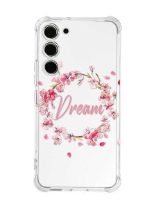 Чохол з потовщеними кутами на Samsung Galaxy S23 :: Віночок з сакури (принт 284)