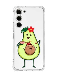 Чохол з потовщеними кутами на Samsung Galaxy S23 :: Малюк Авокадо (принт 309)