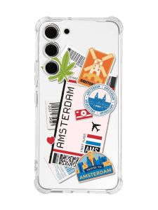 Чохол з потовщеними кутами на Samsung Galaxy S23 :: Подорожі. Амстердам (принт 327)