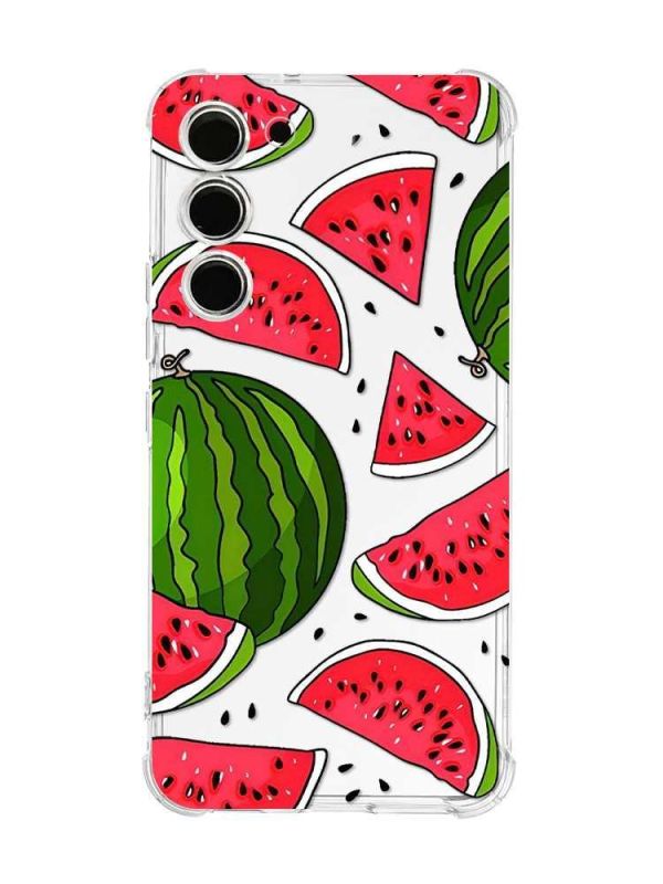 Чохол з потовщеними кутами на Samsung Galaxy S23 :: Кавуни (принт 341)