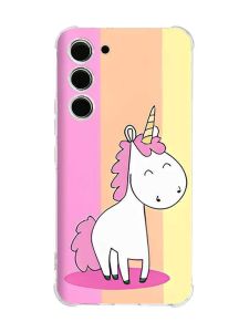 Чохол з потовщеними кутами на Samsung Galaxy S23 :: Єдиноріг (принт 104)