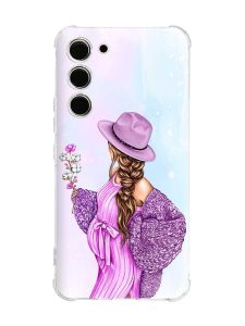 Чохол з потовщеними кутами на Samsung Galaxy S23 :: В очікуванні дівчинки (принт 223)