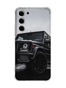 Чохол з потовщеними кутами на Samsung Galaxy S23 :: Авто чорне (принт 234)