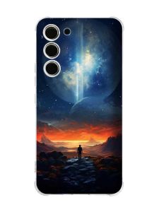 Чохол з потовщеними кутами на Samsung Galaxy S23 :: Космос (принт 247)