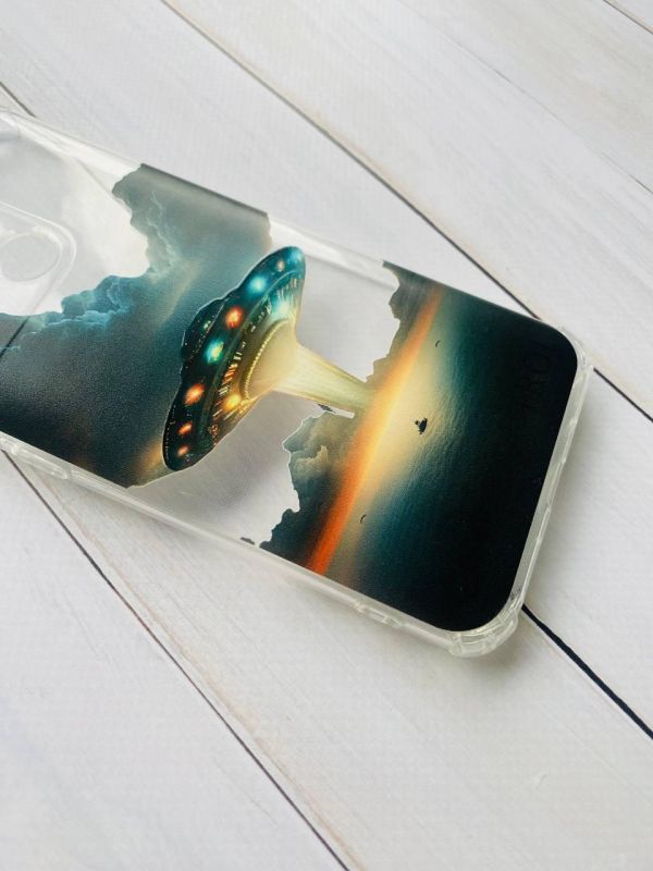 Чохол з потовщеними кутами на Samsung Galaxy A33 5G Тарілка UFO (принт 241)