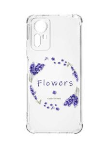 Чохол з потовщеними кутами на Xiaomi Redmi Note 12S :: Лавандовий віночок (принт 19)