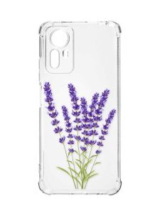 Чохол з потовщеними кутами на Xiaomi Redmi Note 12S :: Лаванда (принт 28)