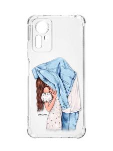 Чохол з потовщеними кутами на Xiaomi Redmi Note 12S :: Поцілунок (принт 33)