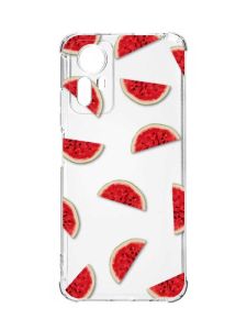 Чохол з потовщеними кутами на Xiaomi Redmi Note 12S :: Скибки кавуна (принт 34)