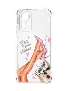 Чохол з потовщеними кутами на Xiaomi Redmi Note 12S :: Ніжки (принт 62)