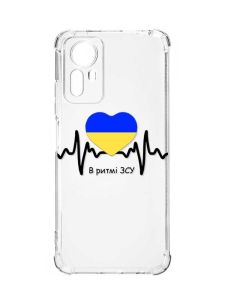 Чохол з потовщеними кутами на Xiaomi Redmi Note 12S :: В ритмі ЗСУ (принт 70)