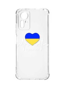 Чохол з потовщеними кутами на Xiaomi Redmi Note 12S :: В ритмі ЗСУ (патріотичний принт 71)