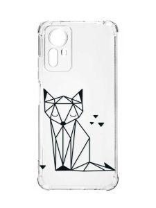 Чохол з потовщеними кутами на Xiaomi Redmi Note 12S :: Лисиця (принт 126)