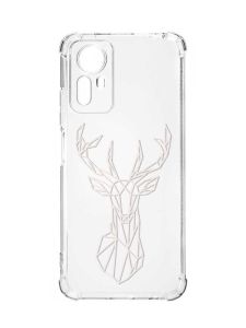 Чохол з потовщеними кутами на Xiaomi Redmi Note 12S :: Олень (принт 129)