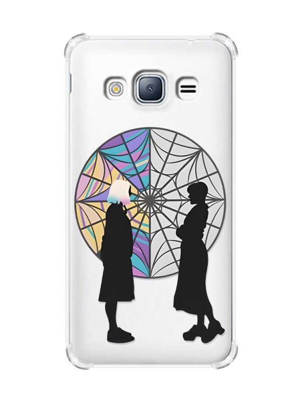 Чохол з потовщеними кутами на Samsung Galaxy J3(2016) J310 :: Силуети. Венздей (принт 210)