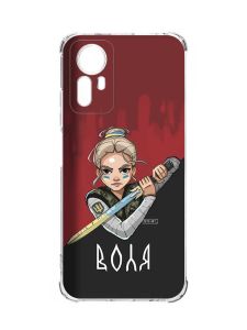 Чохол з потовщеними кутами на Xiaomi Redmi Note 12S :: Українська захисниця (принт 171)