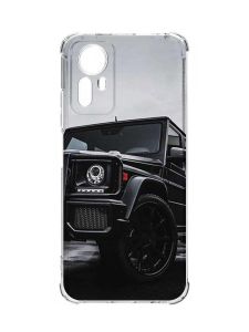 Чохол з потовщеними кутами на Xiaomi Redmi Note 12S :: Авто чорне (принт 234)