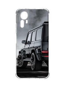 Чохол з потовщеними кутами на Xiaomi Redmi Note 12S :: Авто чорне (принт 235)