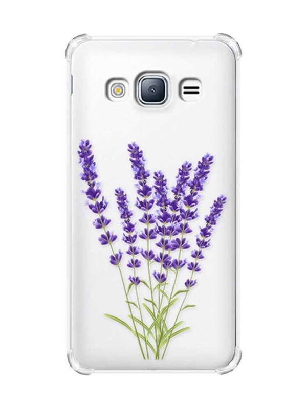 Чохол з потовщеними кутами на Samsung Galaxy J3(2016) J310 :: Лаванда (принт 28)