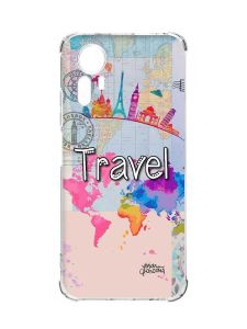 Чохол з потовщеними кутами на Xiaomi Redmi Note 12S :: Подорож. Travel (принт 321)