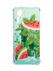 Чохол з потовщеними кутами на Xiaomi Redmi Note 12S :: Кавуновий айсберг (принт 339)