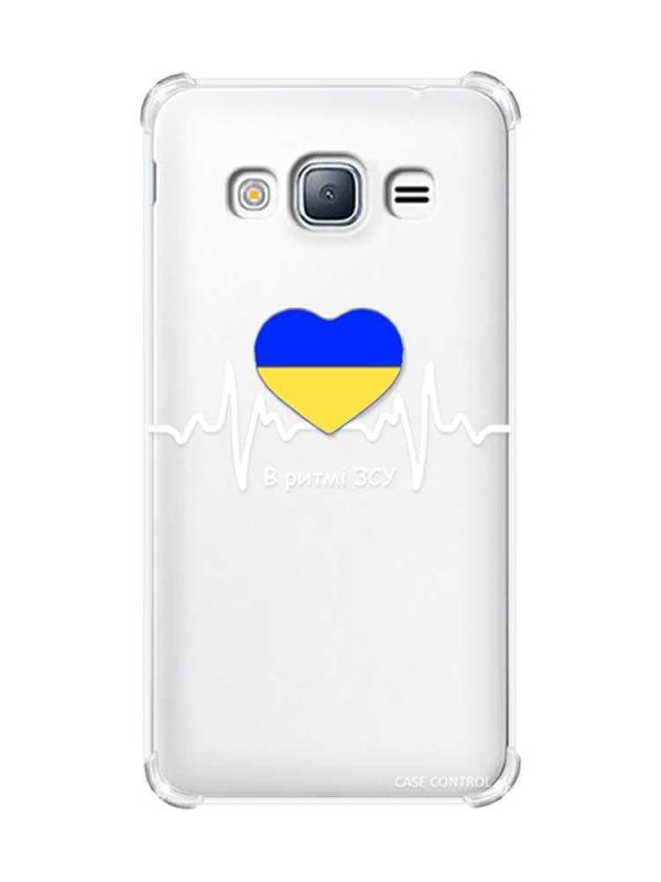 Чохол з потовщеними кутами на Samsung Galaxy J3(2016) J310 :: В ритмі ЗСУ (принт 71)