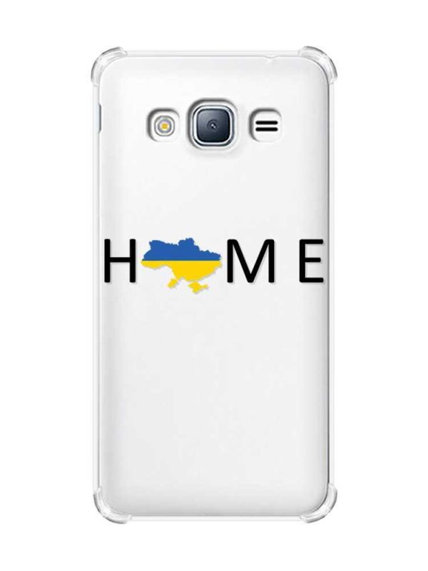 Чохол з потовщеними кутами на Samsung Galaxy J3(2016) J310 :: Дім Україна (принт 72)