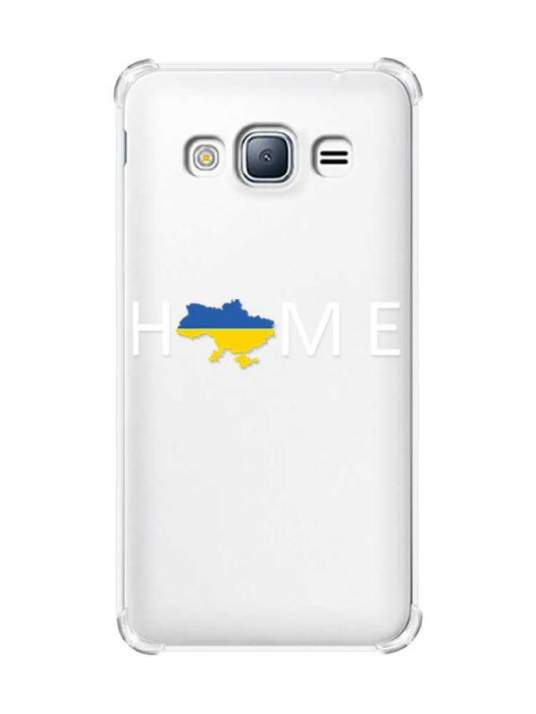 Чохол з потовщеними кутами на Samsung Galaxy J3(2016) J310 :: Дім Україна (принт 73)
