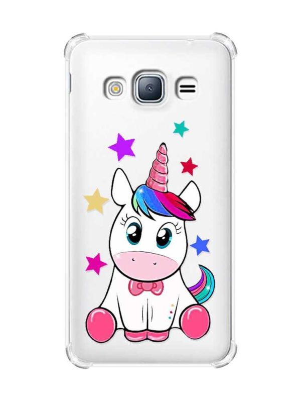 Чохол з потовщеними кутами на Samsung Galaxy J3(2016) J310 :: Єдиноріг (принт 102)